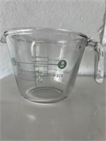 Vintage mcm measuring cup USA mint green