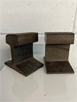 bookend steel upcycling  Railroad track