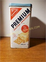 Vintage Premium Saltine Crackers Canister