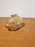 Vintage  Glass  Piggy Bank (small)