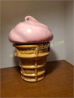 Vintage Ice Cream Cookie Jar 12"