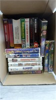 Box of Assorted VHS Movies