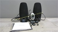 Creative Webcam & Cisnet Computer Speakers