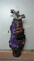 Golf Bag + Spalding Clubs