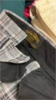 4 pair vintage mens pants 
Strips & more size 38