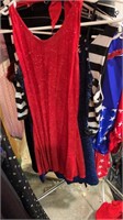Dance costumes 
Red & black