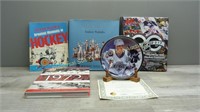 Hockey Books & Collector Plate