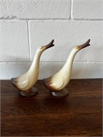 Vintage Stanford Sebring Ohio Pottery ducks/geese