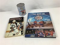 2 livres de hockey, Gretzky et "Best of HNIC"