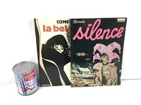 Deux BDs francophone vintage: La Belette + Silence