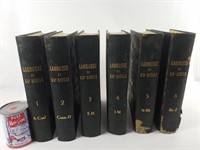 Lot de 6 volumes Larousse du XXieme siècle