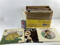 Collection de disque vinyle variés et flash R&H