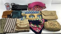 Accessoires "fashion" vintage, sacoches, foulard