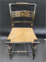 Hitchcock Black Stenciled Side Chair