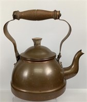 Copral Antique Copper Tea Pot Kettle Portugal