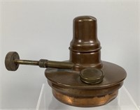 Antique Sternau & Co. Copper Oil Lamp