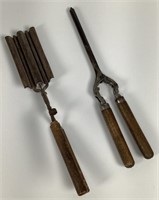 Antique Hair Crimper & Curling Iron