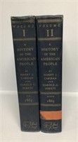 A History of the American People Volumes 1&2 by