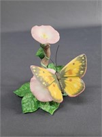 Lenox Orange Sulfur Butterfly Figurine