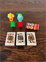 3 matchboxes full and 2 pez