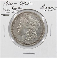 Very Rare 1900-O/CC Silver Morgan Dollar Coin