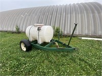 Pull Type 300 gal Pasture Sprayer-1 Rooster Tail