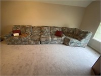 Sectional Sofa w/2 Recliners 14ft Total Length