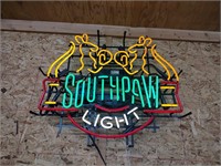 Southpaw Light Neon Beer Sign