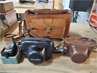 Vintage Cameras & Case