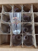 12 Michelob Amber Bock Beer Pint Glasses