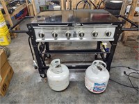 Master Forge Grill & Propane Tanks