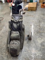 Golf Clubs, Bag, Rolling Cart