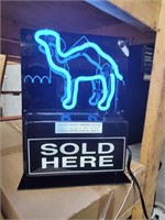 Camel Blue Neon Sign