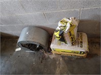 Blower Fan & 2 Bag of Concrete