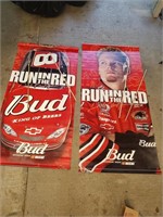 2 Budweiser Dale Jr Banners