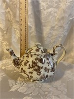 MOCHA LEAVES CHINA TEAPOT