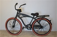 Huffy black Nel Lusso cruiser bicycle