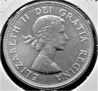 1964 CANADA SILVER DOLLAR CHOICE BU