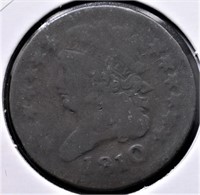 1810 HALF CENT VG