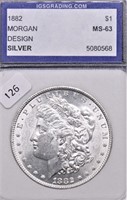 1882 IGS MS63 MORGAN DOLLAR