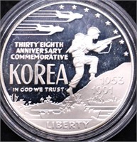 PROOF KOREAN WAR SILVER DOLLAR