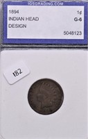 1894 IGS G4 INDIAN HEAD CENT