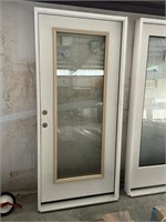 36" Right Hand, Double Hole, Full View Door