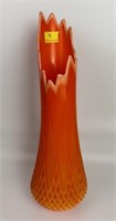 L.E. SMITH GLASS VASE