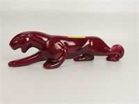 STOCKING PANTHER -POTTERY FIGURINE