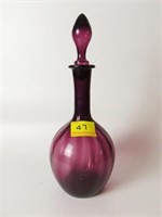 PURPLE AMETHYST  DECANTER