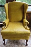 LEATHER LIKE - WINGBACK CHAIR