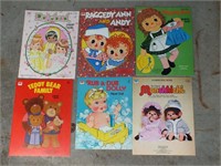6 PAPER DOLL BOOKS-NEW & UNCUT CONDITION