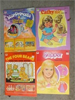 4 PAPER DOLL BOOKS - NEW & UNCUT CONDITION