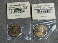 APPROX. 300 COMMEMORATIVE PRESIDENTIAL TOKENS